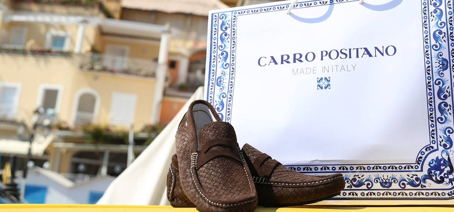 Carro Positano 200 Mens Premium Italian Handmade Leather Loafers | IMINGLOBAL Navy / US 13 | EU 46