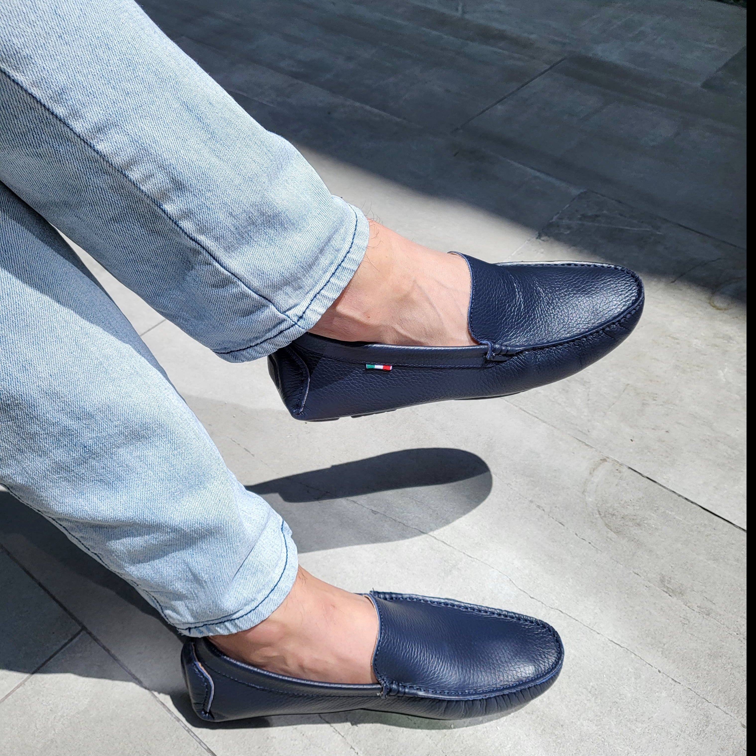 Carro Positano 200 Mens Premium Italian handmade leather loafers