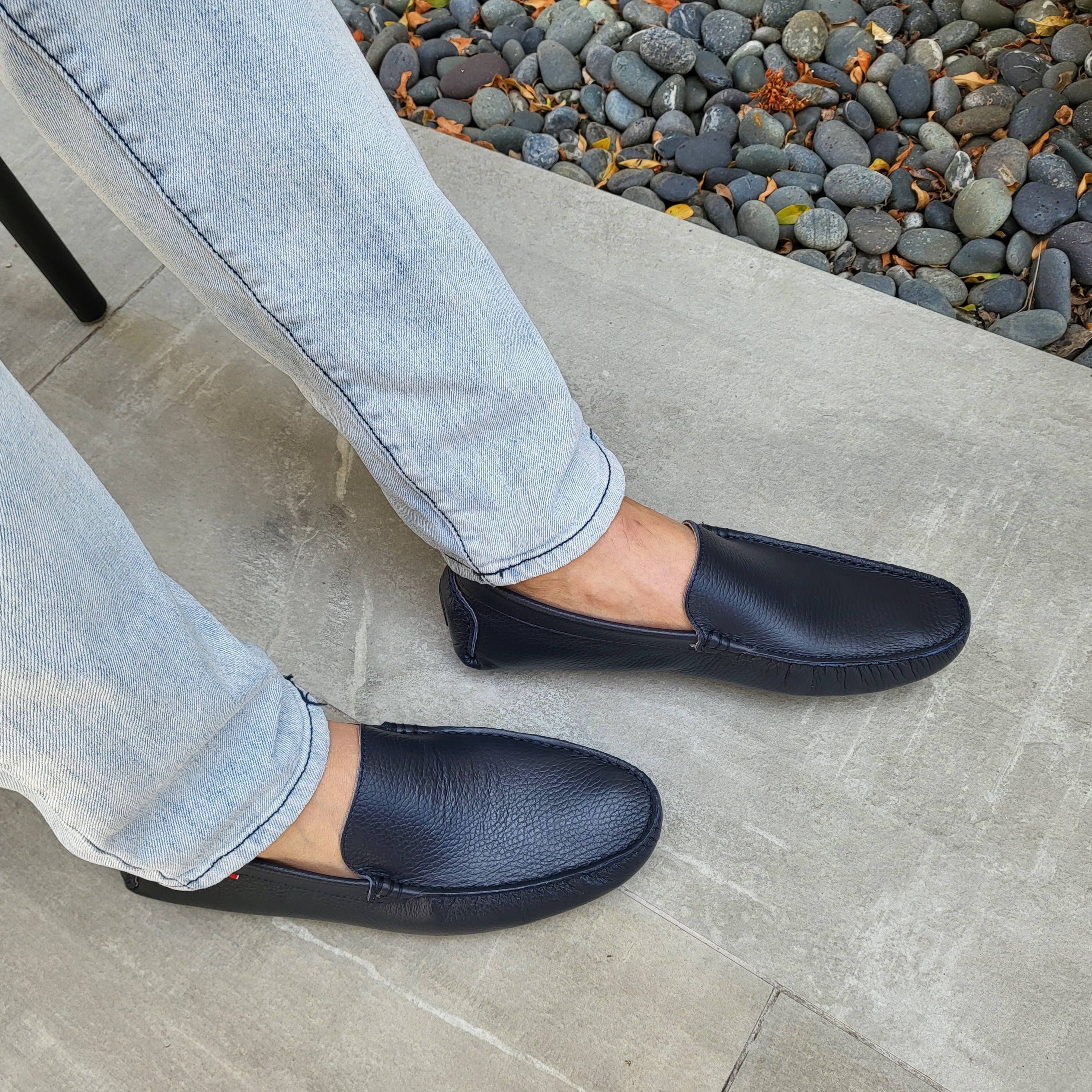 Carro Positano 200 Mens Premium Italian handmade leather loafers