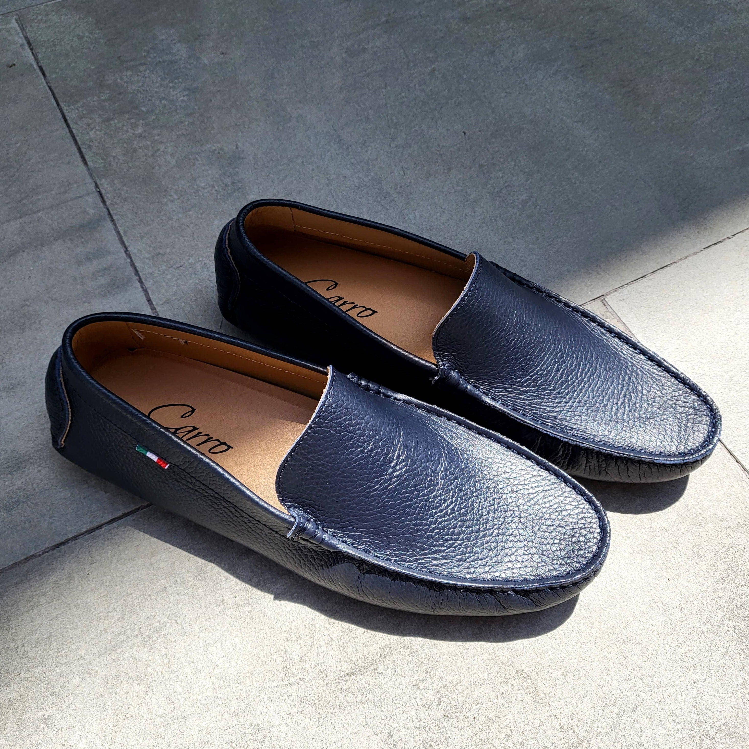 Carro Positano 200 Mens Premium Italian handmade leather loafers