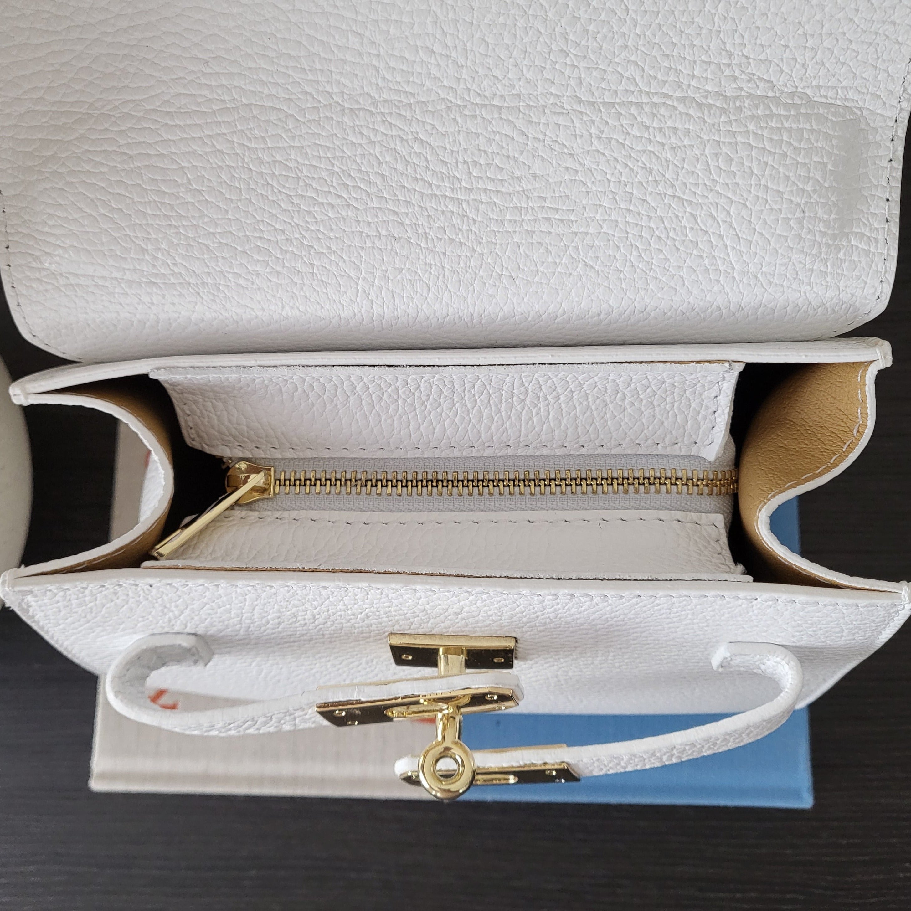 Iminglobal Italian genuine leather Lucia Leather tote