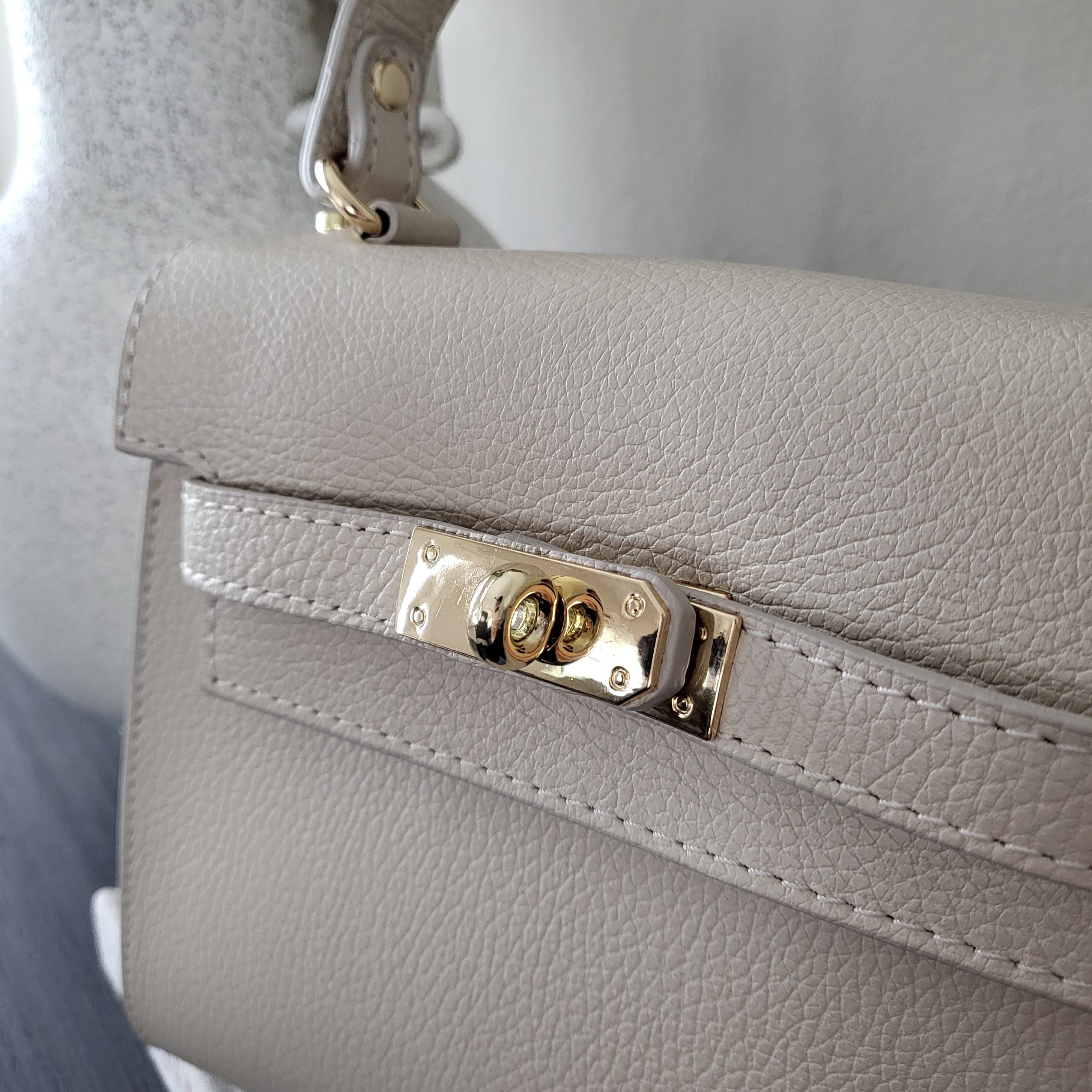 Iminglobal Italian genuine leather Lucia Leather tote