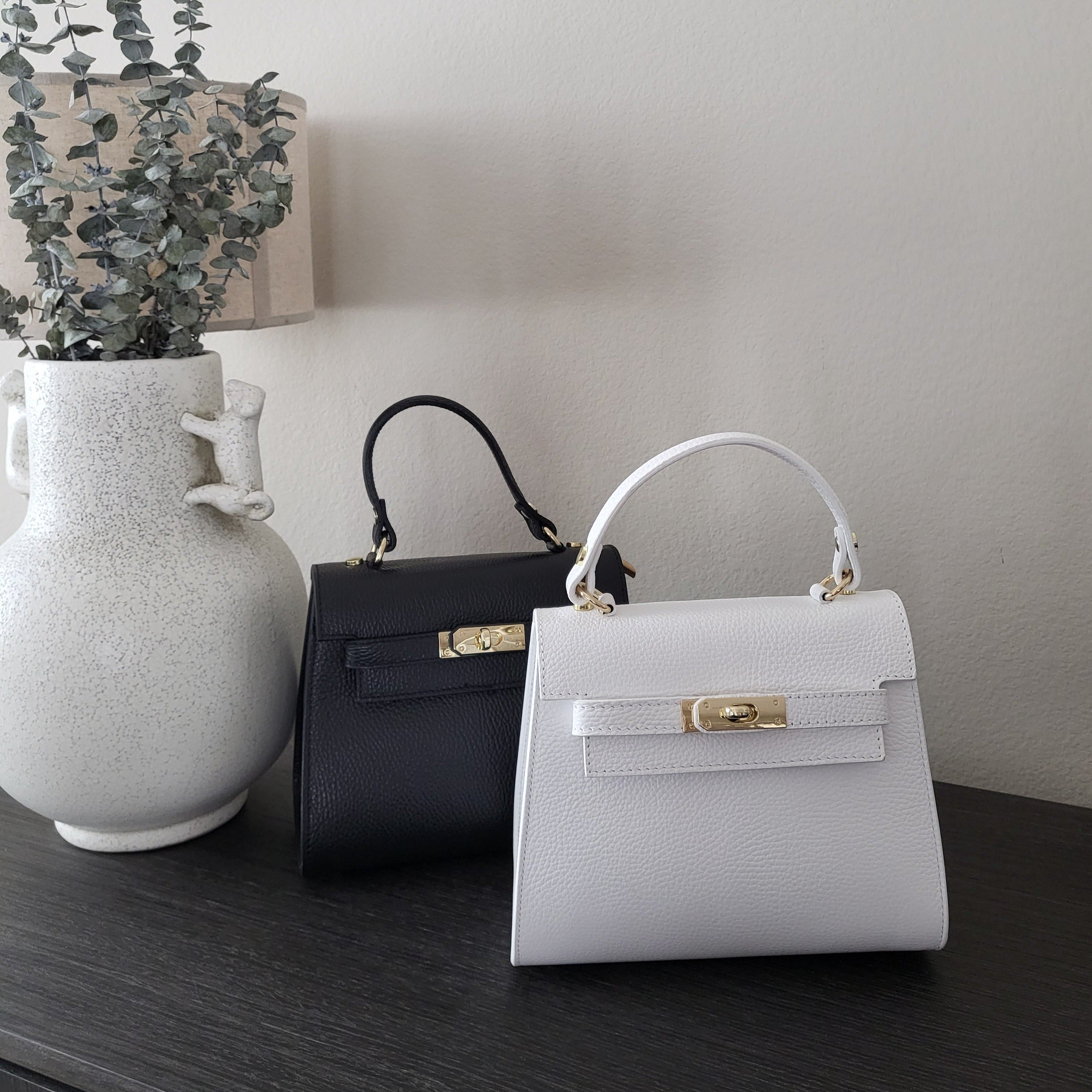 Iminglobal Italian genuine leather Lucia Leather tote