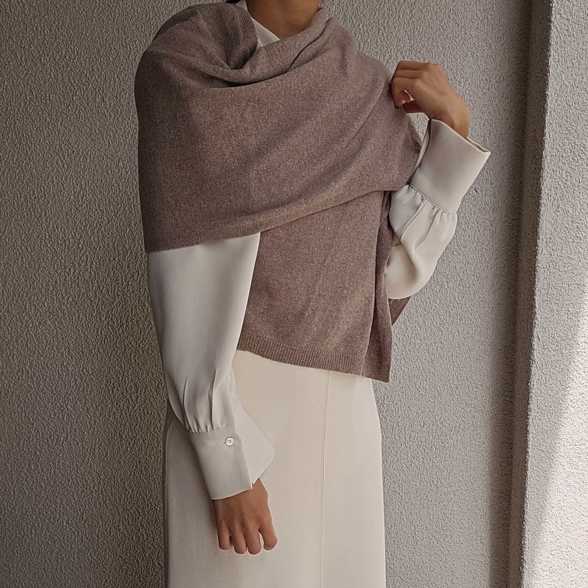 Italy made classic Cashmere Wool Shawl