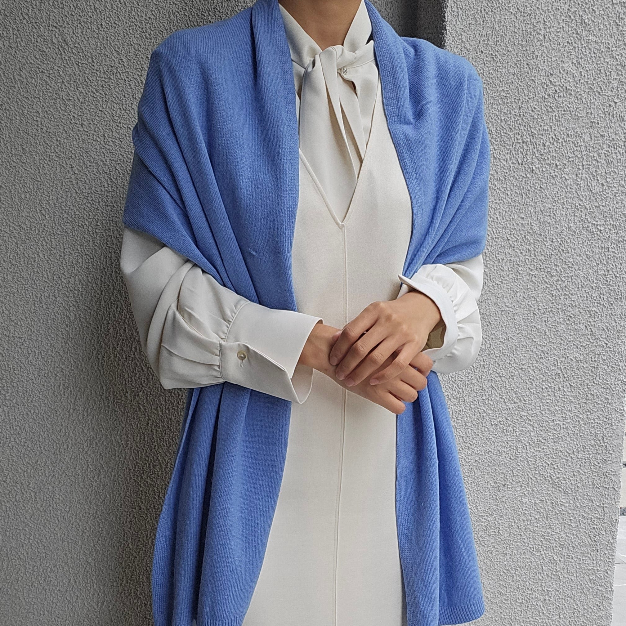 Italy made classic Cashmere Wool Shawl