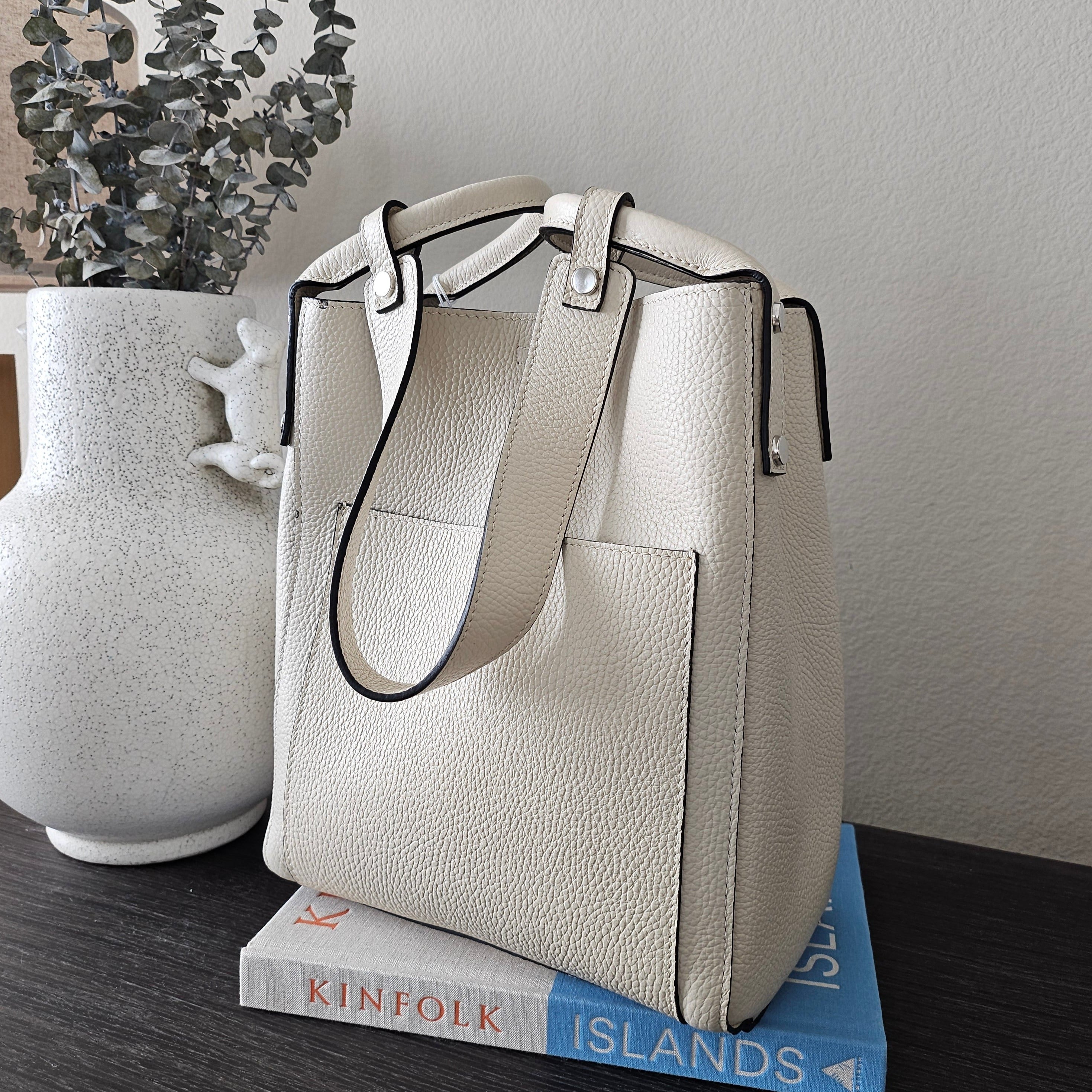 Carro Positano Italy Italian Leather Bucket bag Inner pouch included