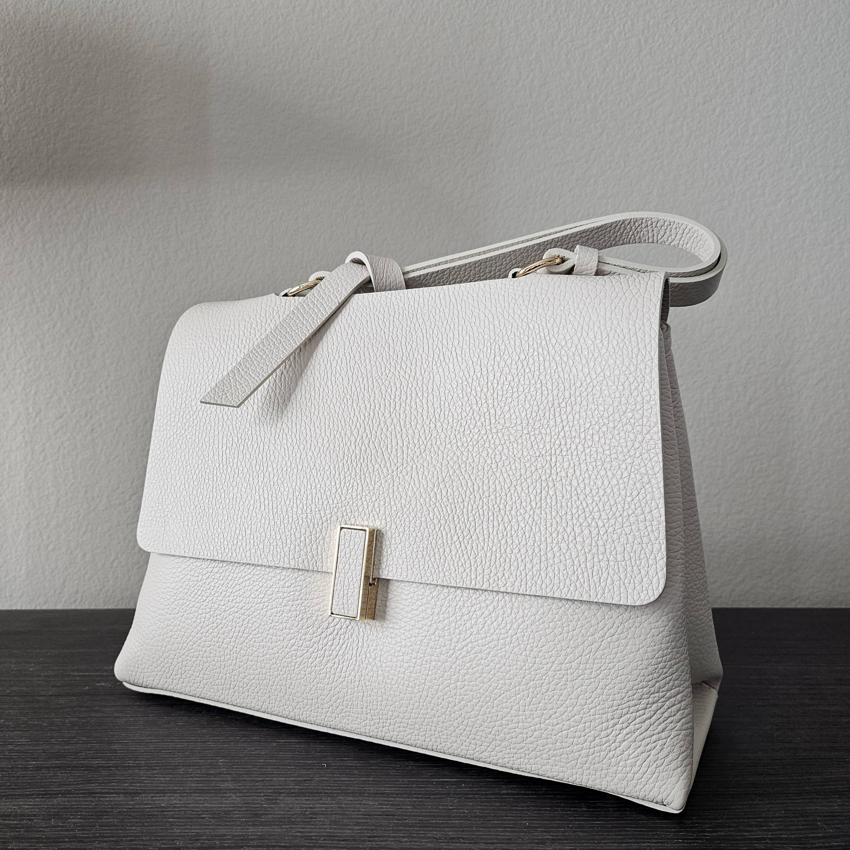 Iminglobal Italy Leather Shoulder cross flap Marco tote bag