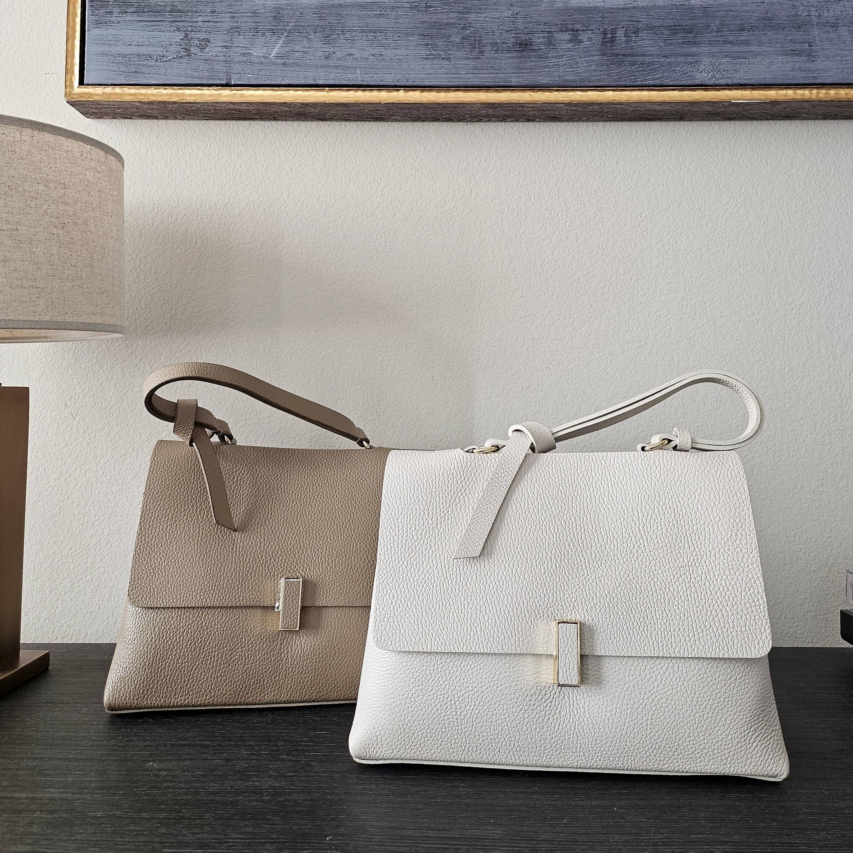 Iminglobal Italy Leather Shoulder cross flap Marco tote bag