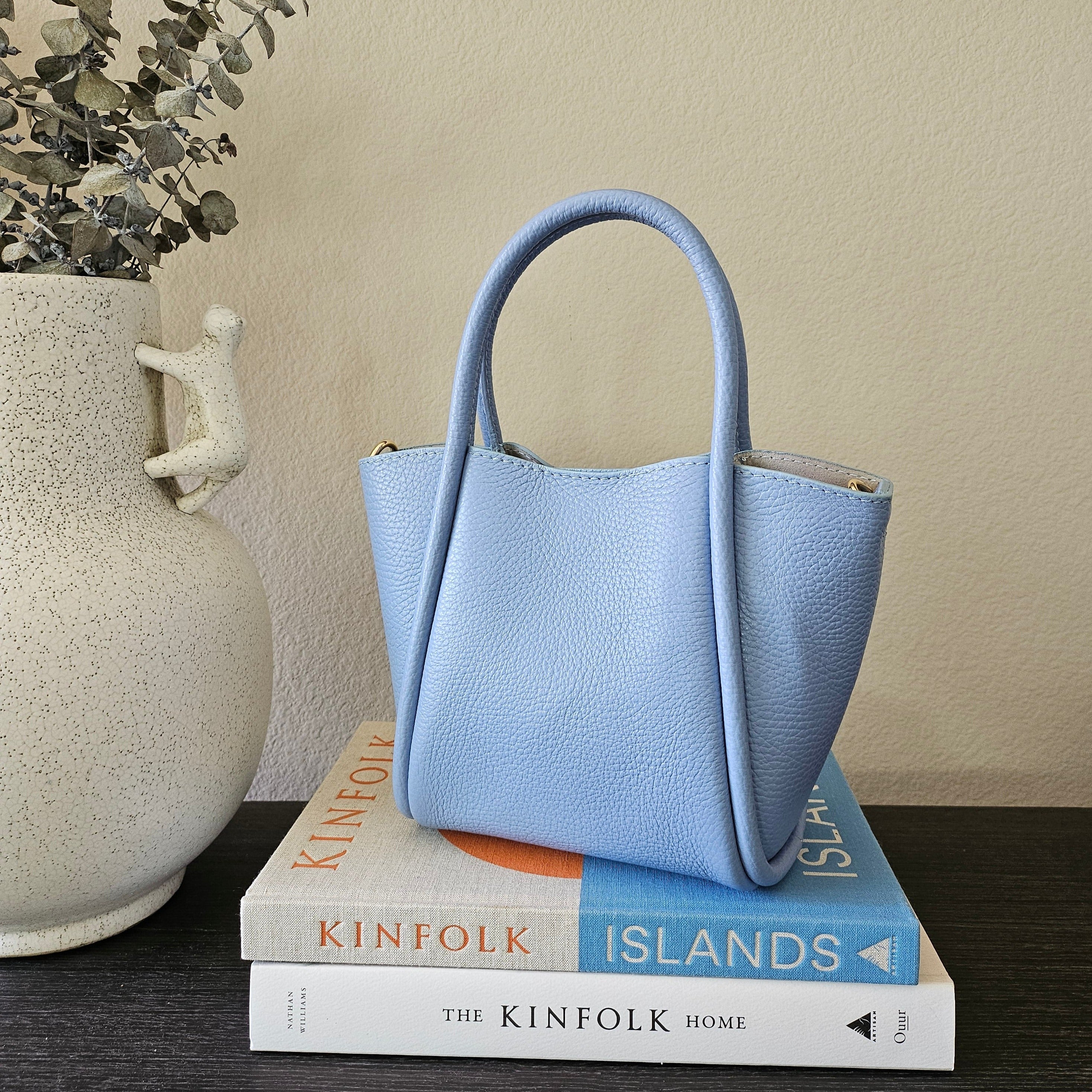 Iminglobal Italian genuine leather Isabella Leather tote