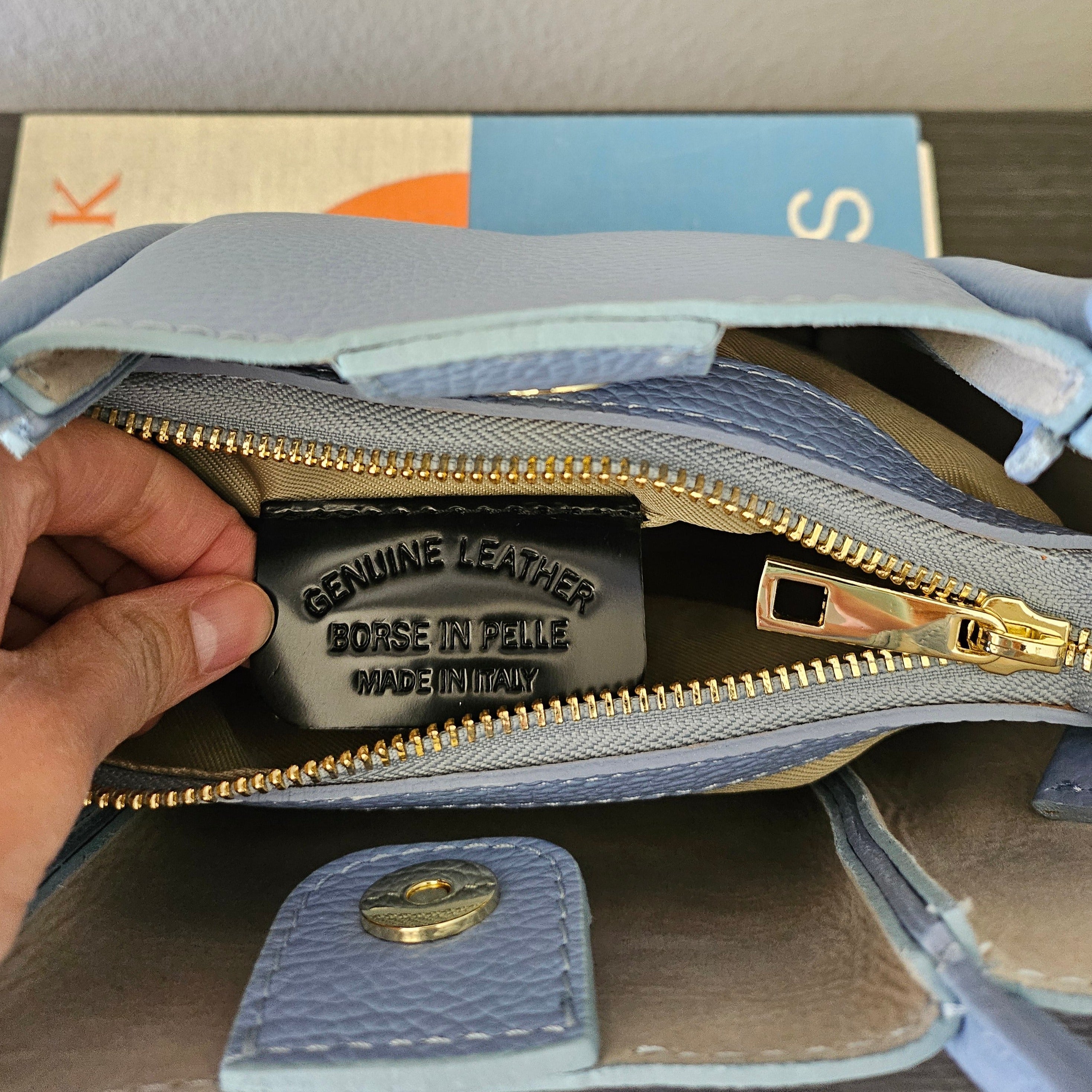 Iminglobal Italian genuine leather Isabella Leather tote