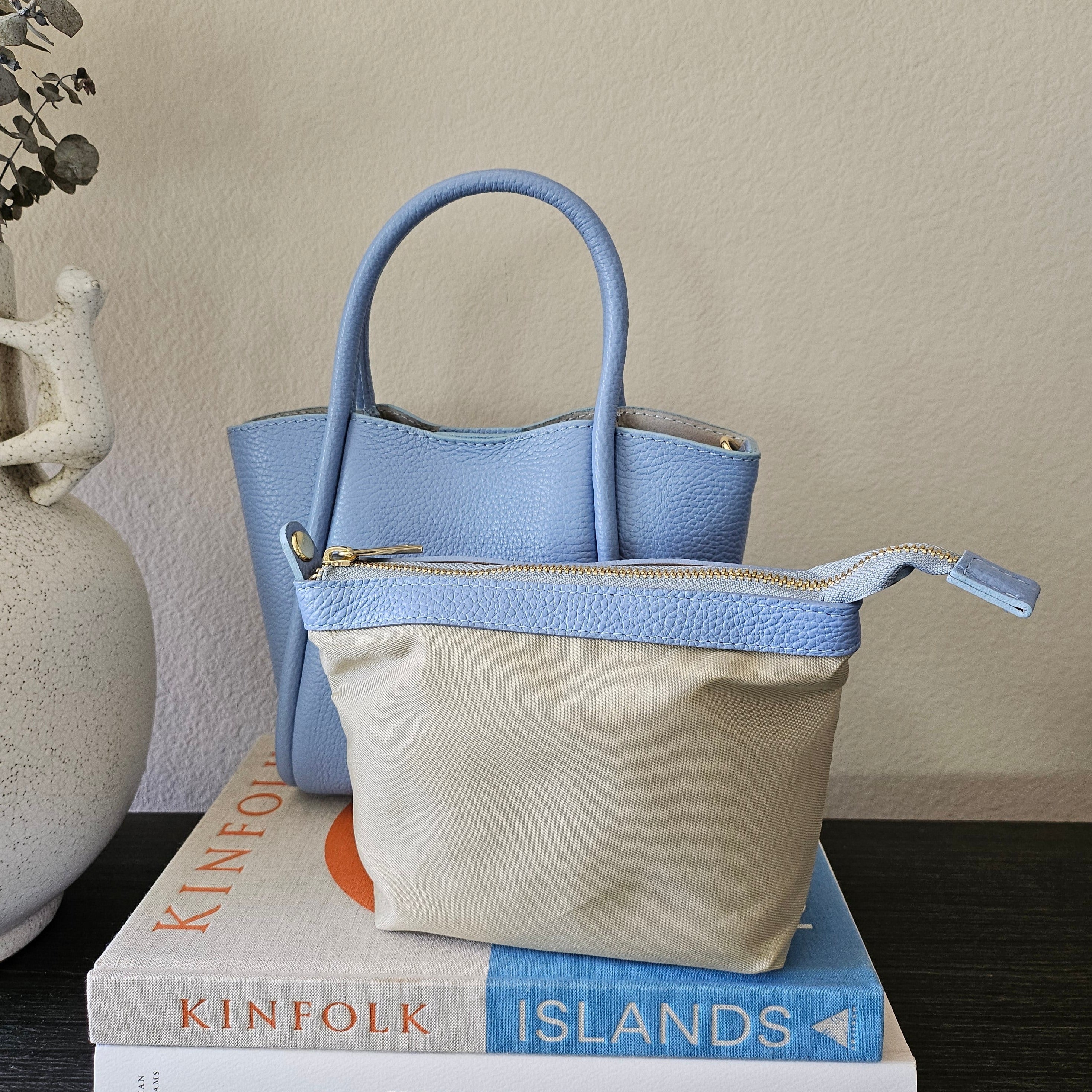 Iminglobal Italian genuine leather Isabella Leather tote