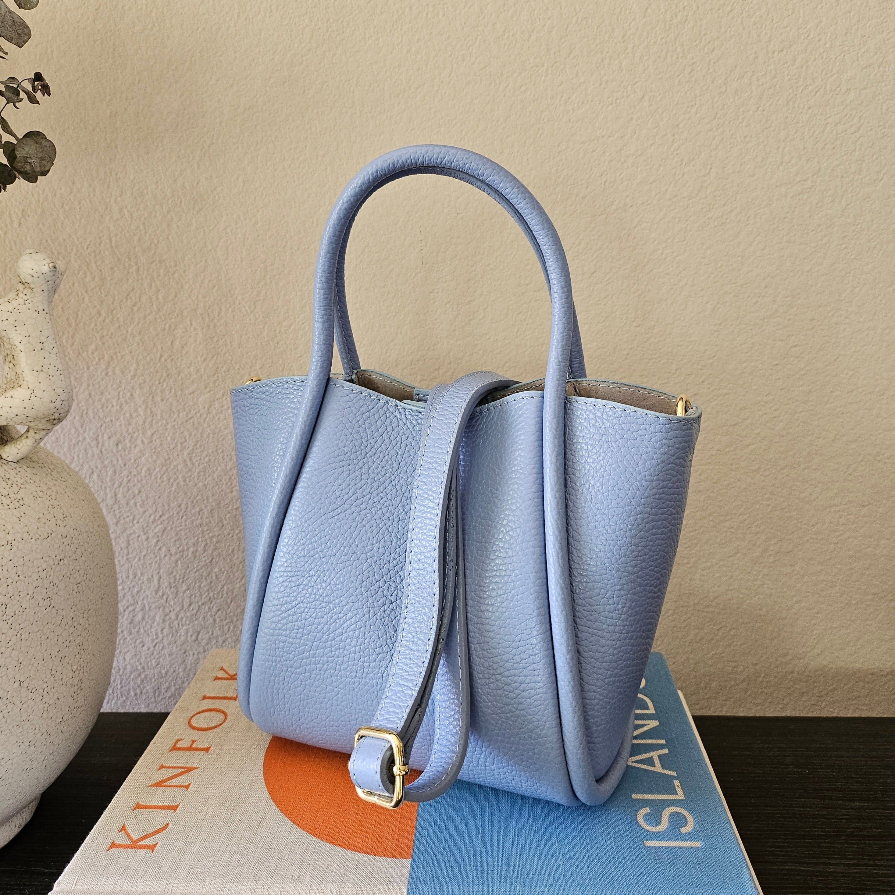 Iminglobal Italian genuine leather Isabella Leather tote