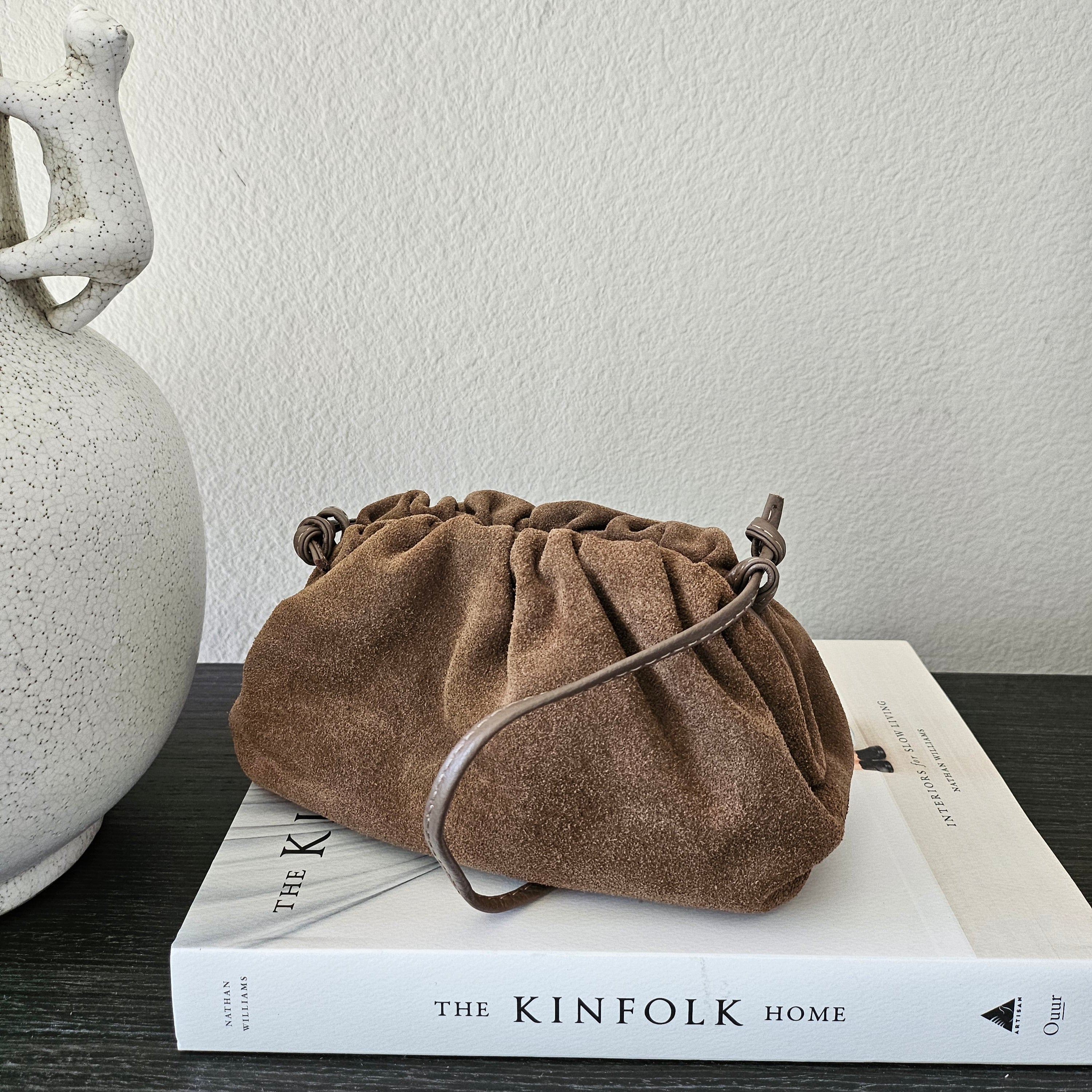 Carro Positano suede Mini Clutch 85487