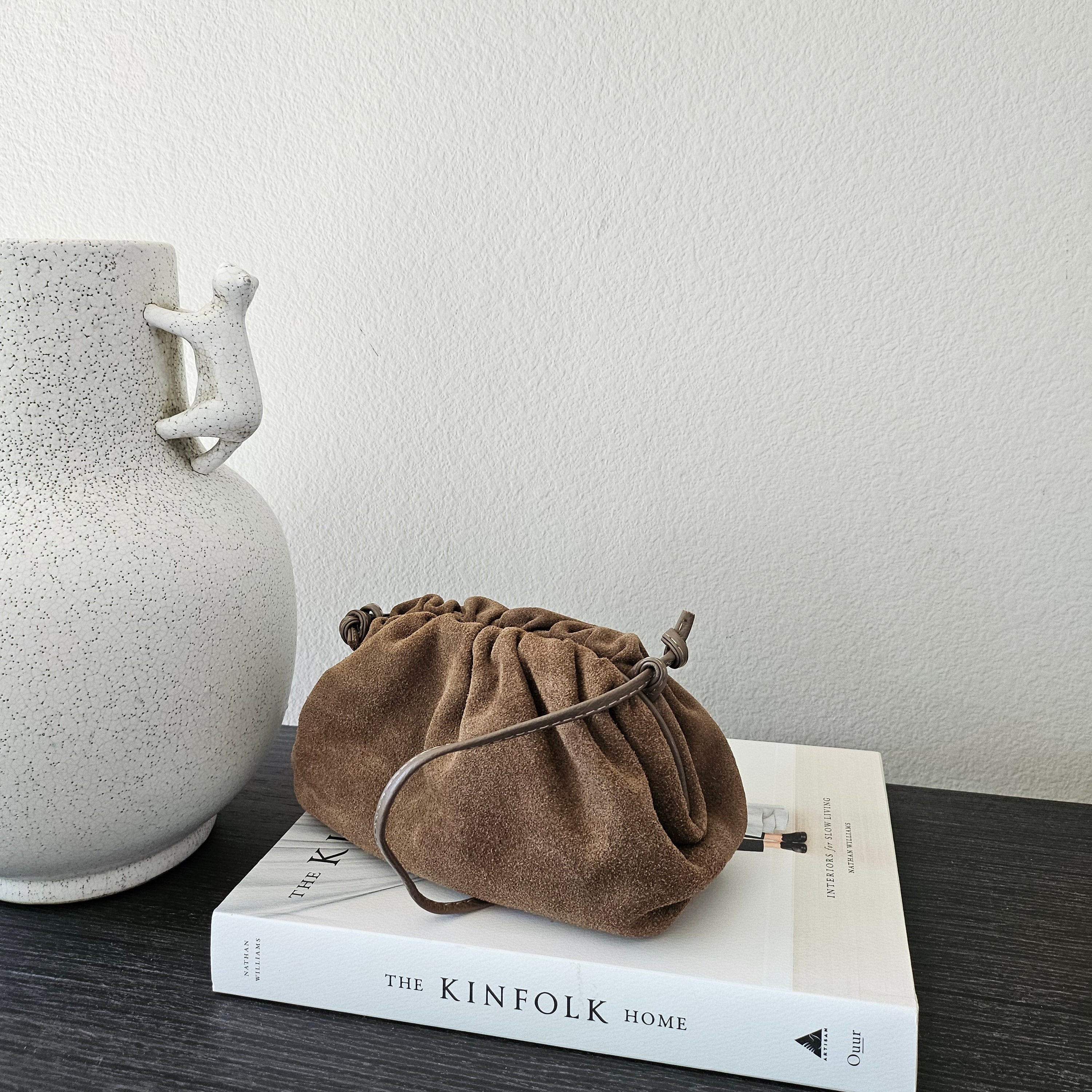 Carro Positano suede Mini Clutch 85487