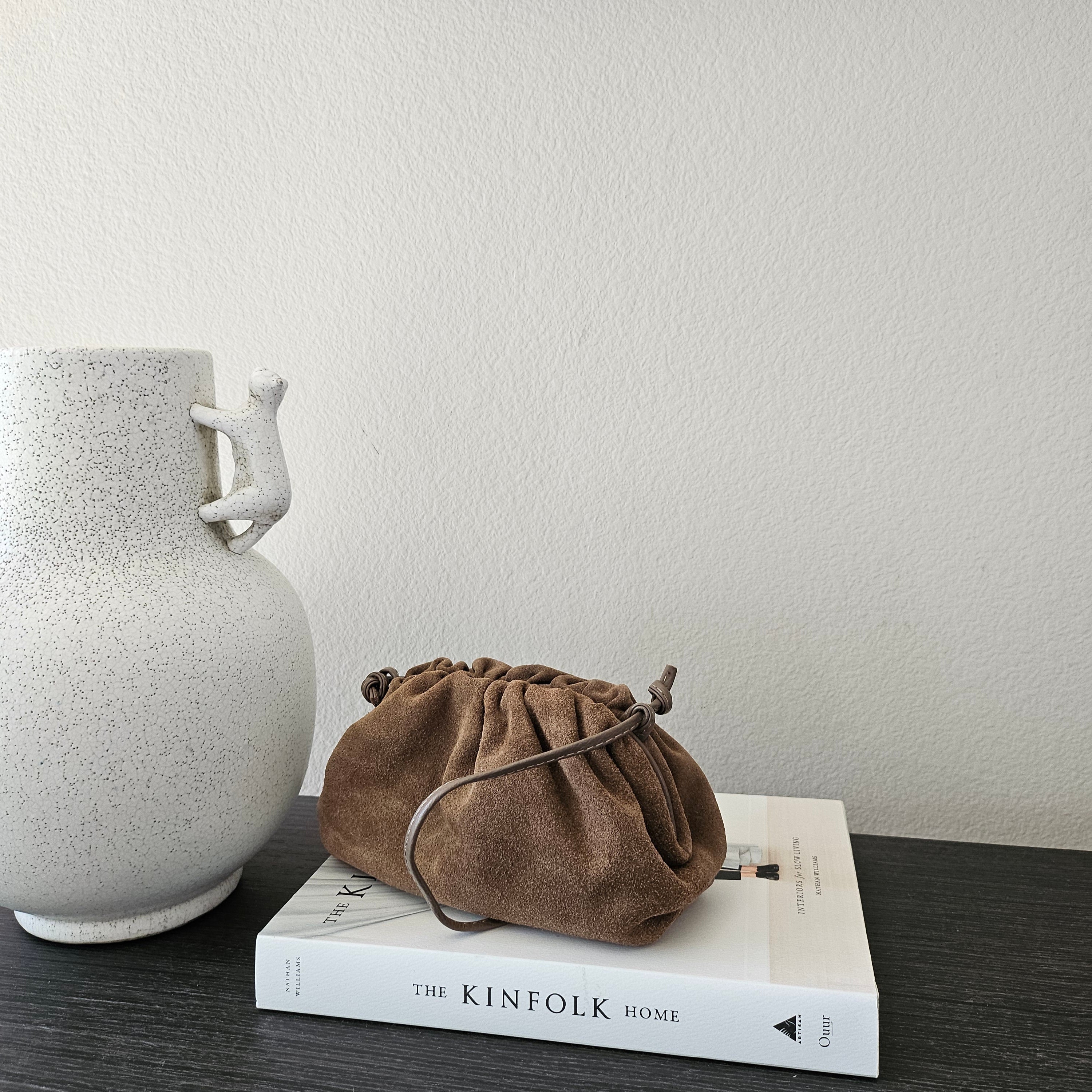 Carro Positano suede Mini Clutch 85487