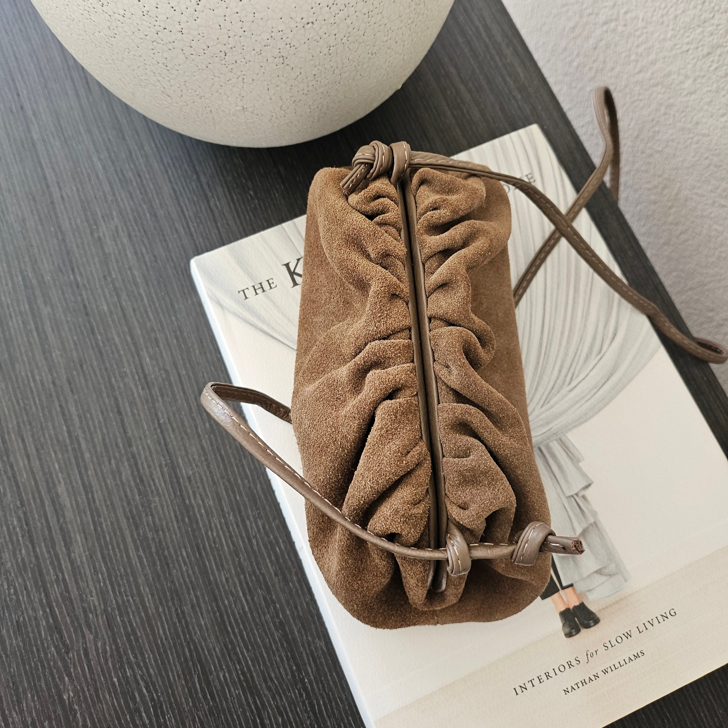 Carro Positano suede Mini Clutch 85487