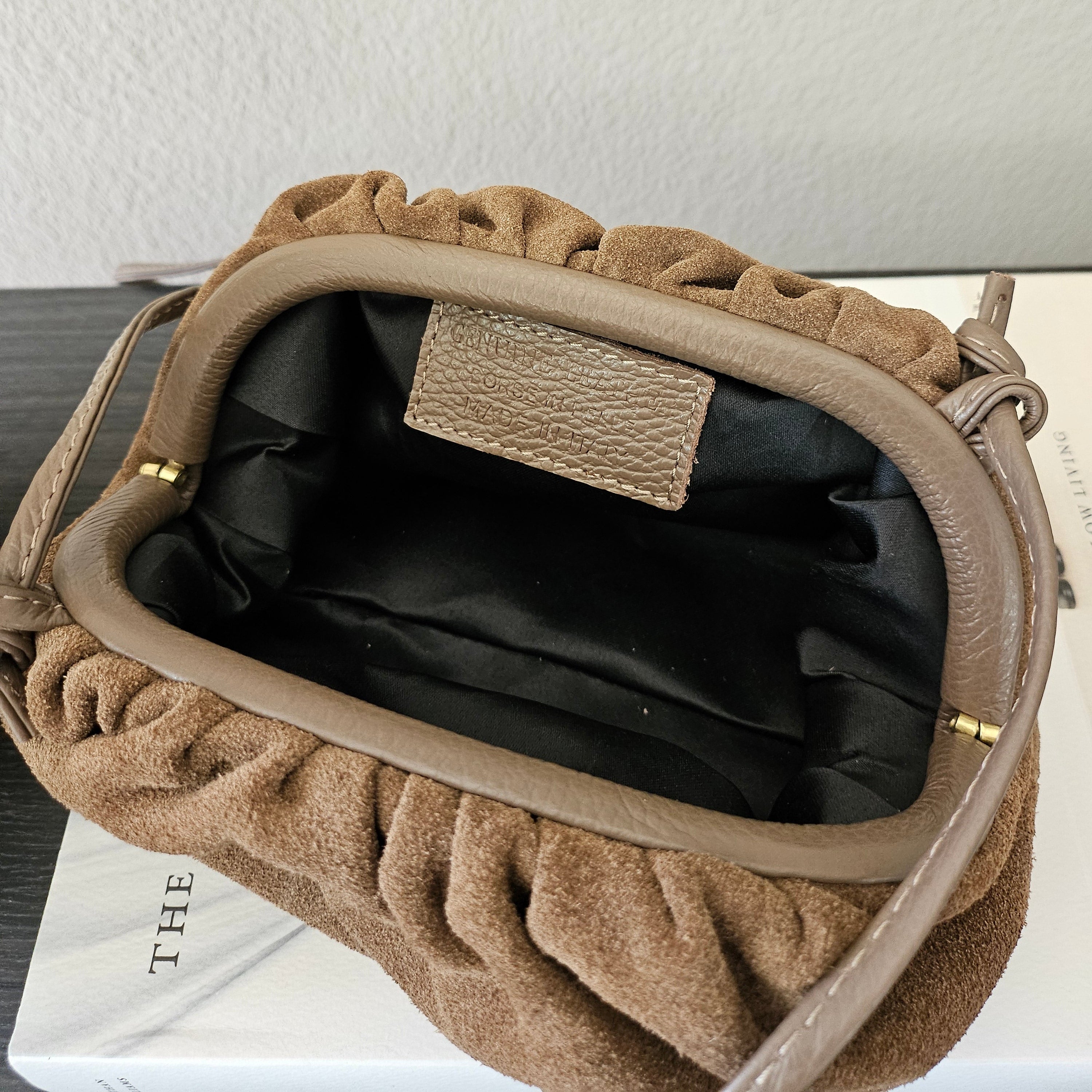 Carro Positano suede Mini Clutch 85487