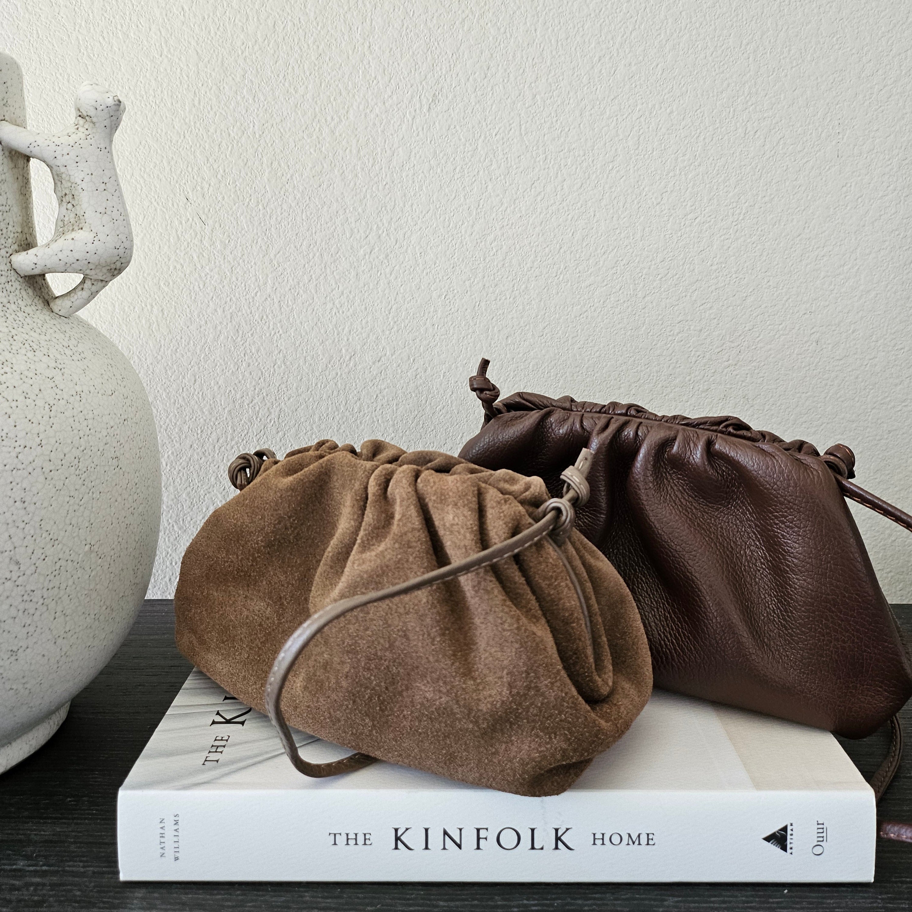 Carro Positano suede Mini Clutch 85487