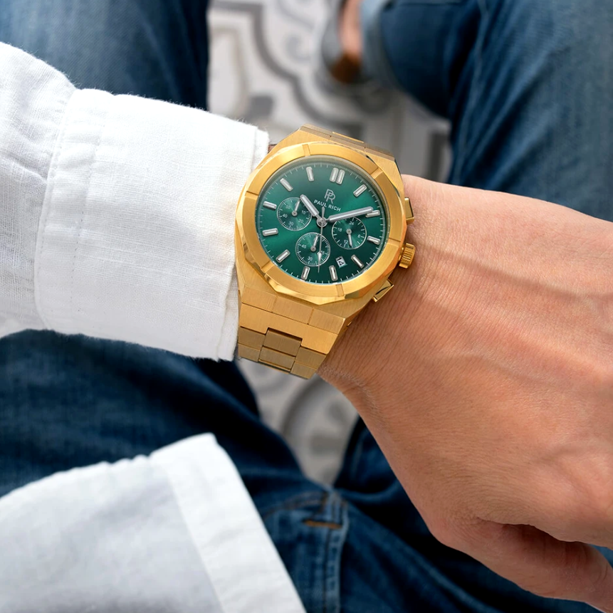 Paul Rich Men luxury metal watch MOTORSPORT STEEL collection