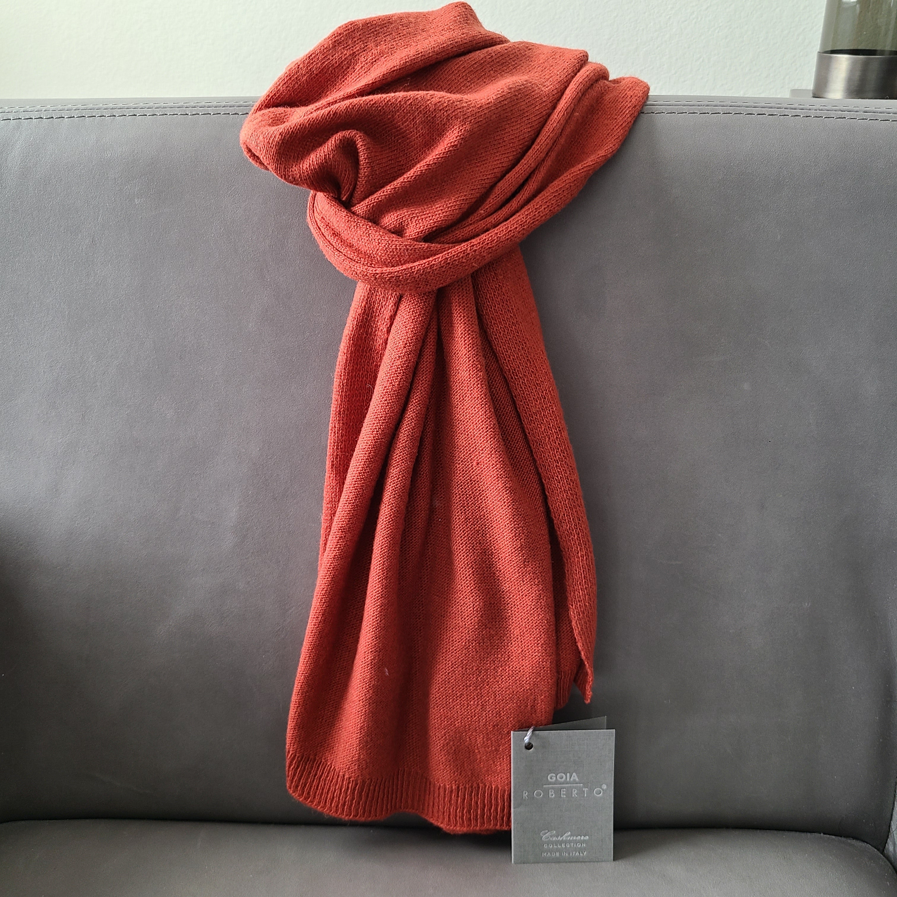 Italy made classic Cashmere Wool Shawl