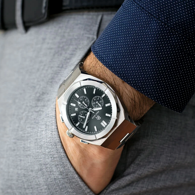 Paul Rich Men luxury metal watch MOTORSPORT STEEL collection
