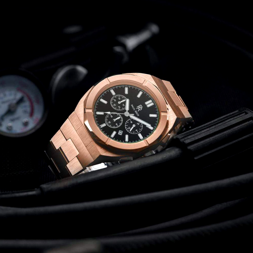 Paul Rich Men luxury metal watch MOTORSPORT STEEL collection