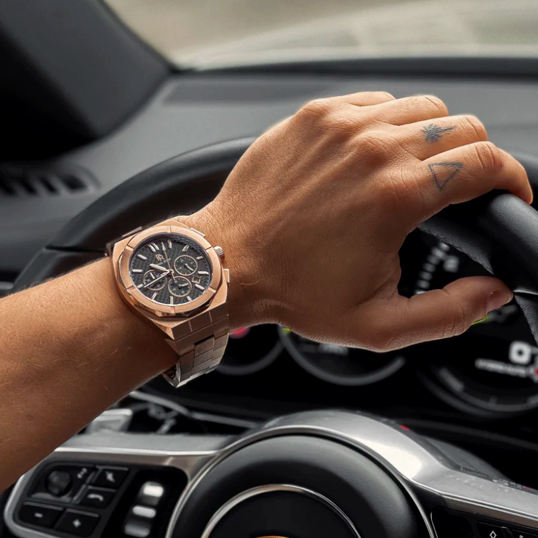Paul Rich Men luxury metal watch MOTORSPORT STEEL collection