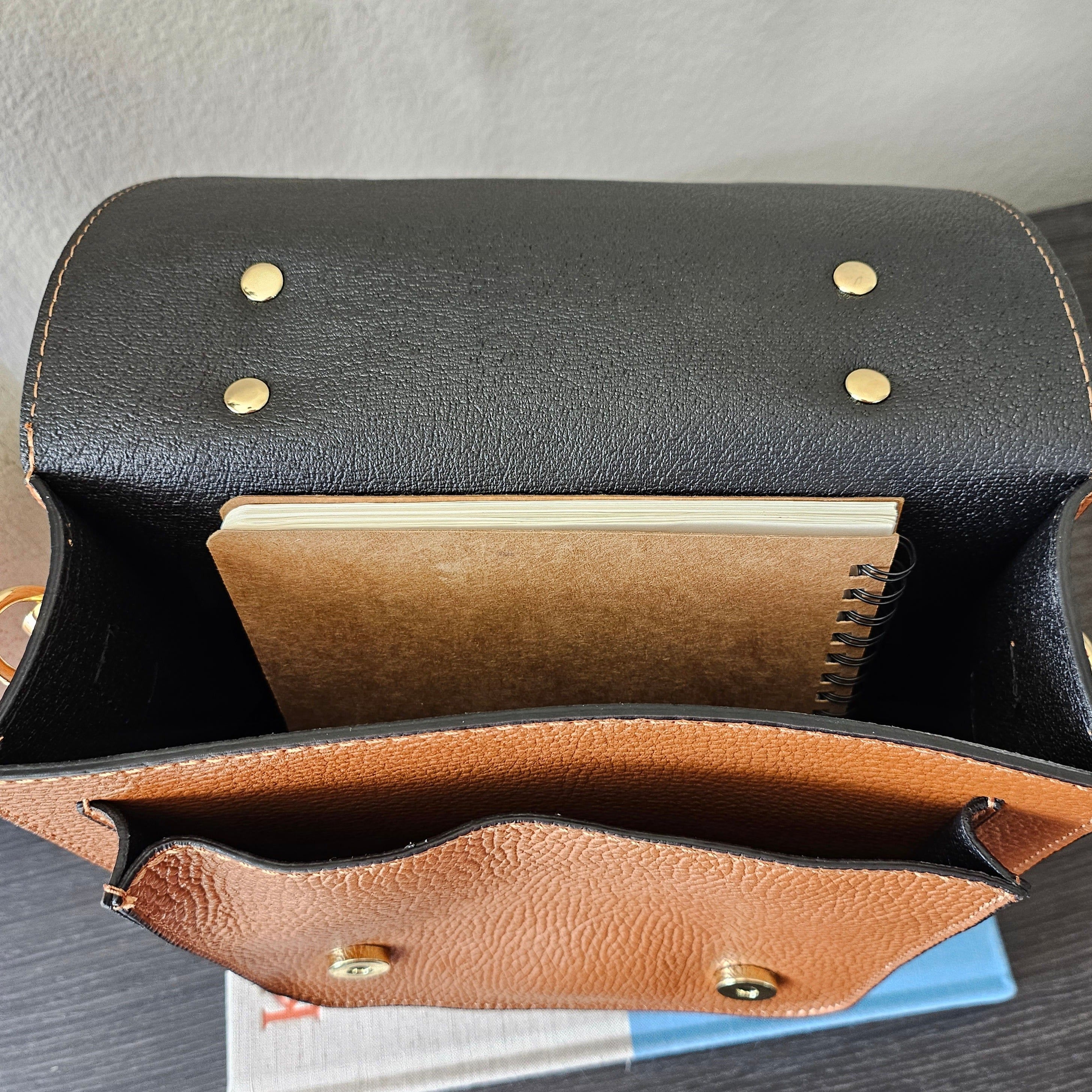 Satchel Convertible Italian leather backpack tote crossbody bag