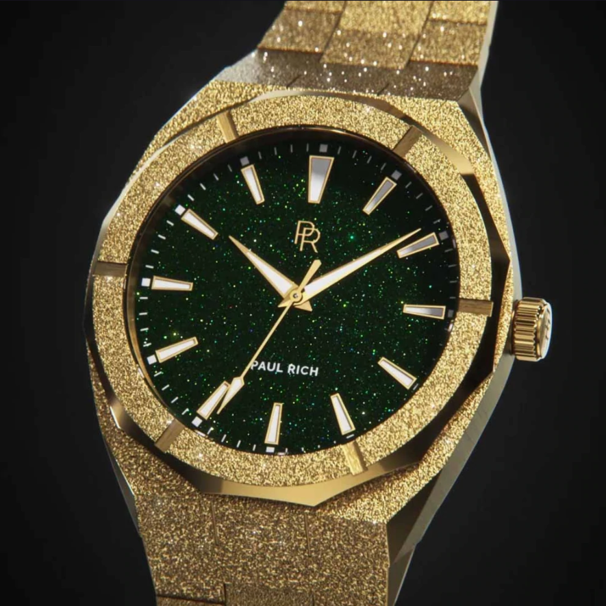 Paul Rich Men luxury metal watch Frosted StarDust STEEL collection
