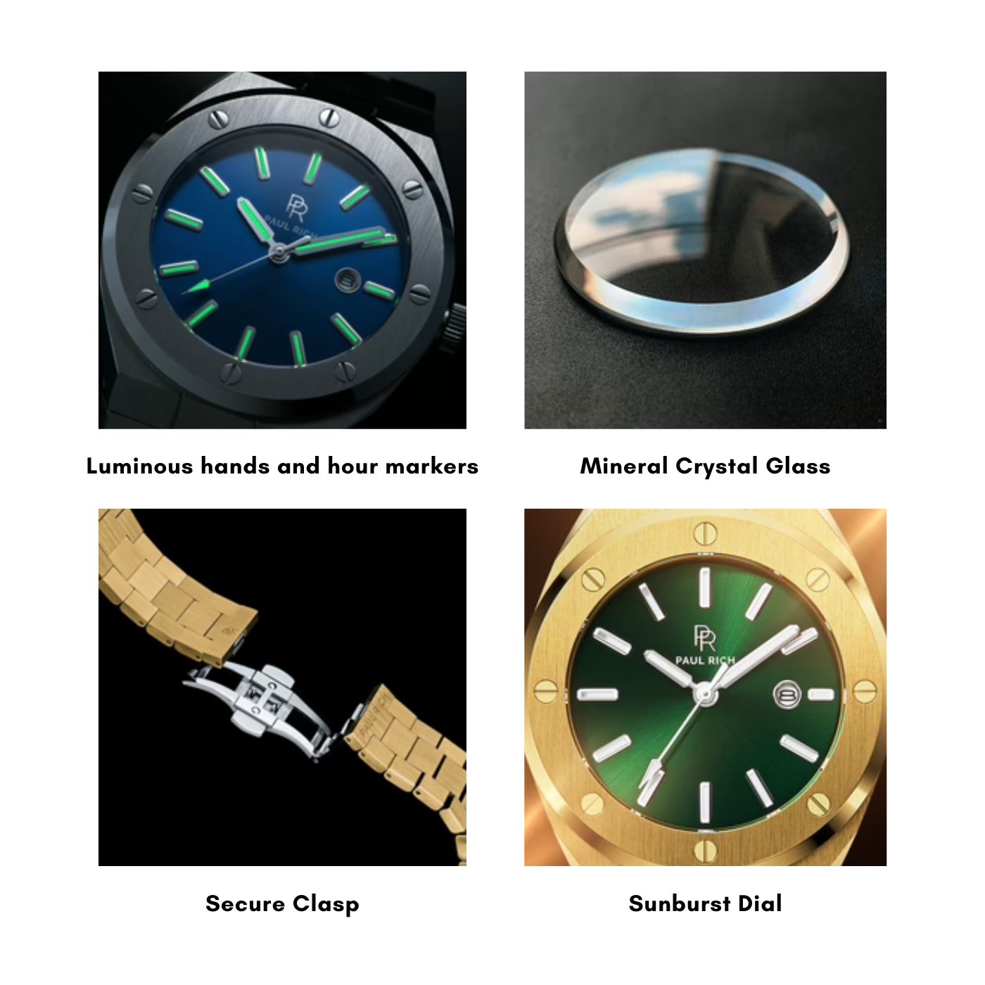 Paul Rich Men luxury metal watch collection