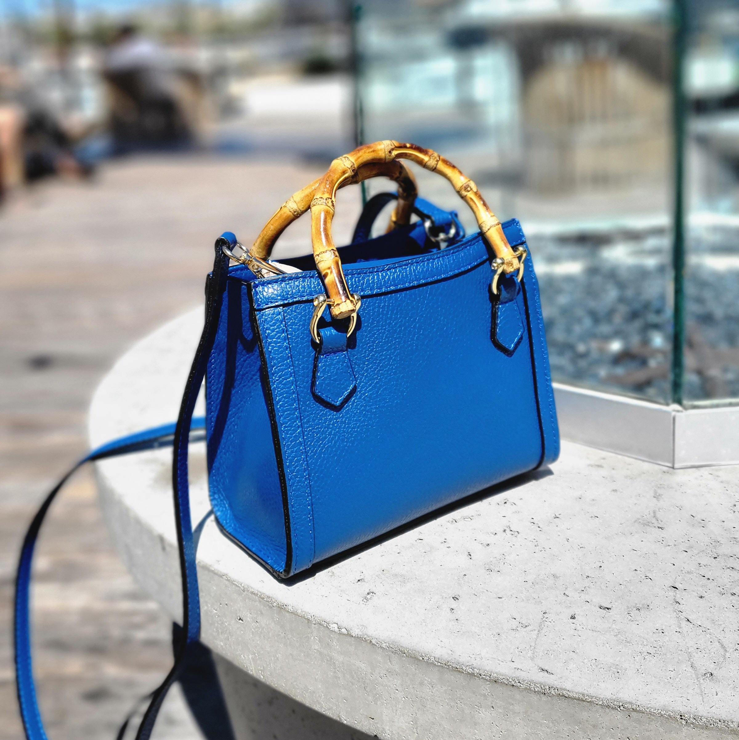mini bag blue