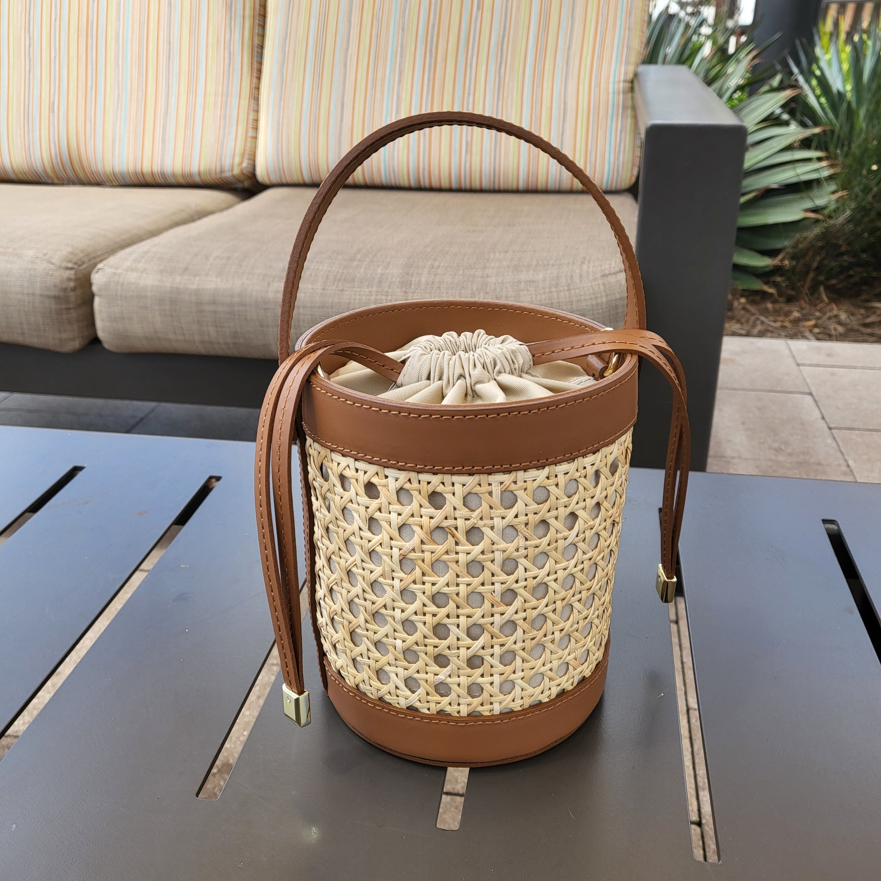 Rattan cross body bag sale