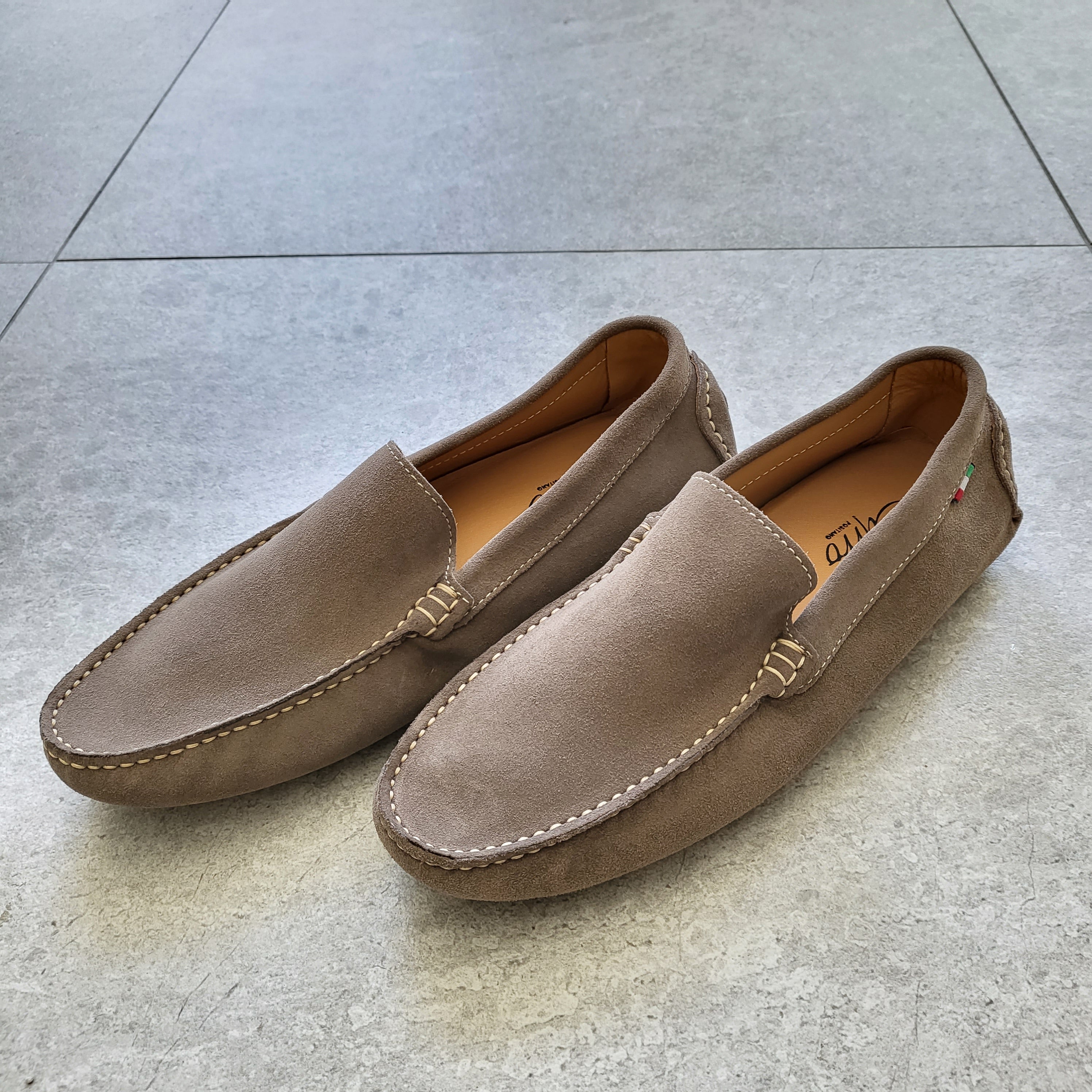 Carro Positano 200 Mens Premium Italian handmade suede loafers