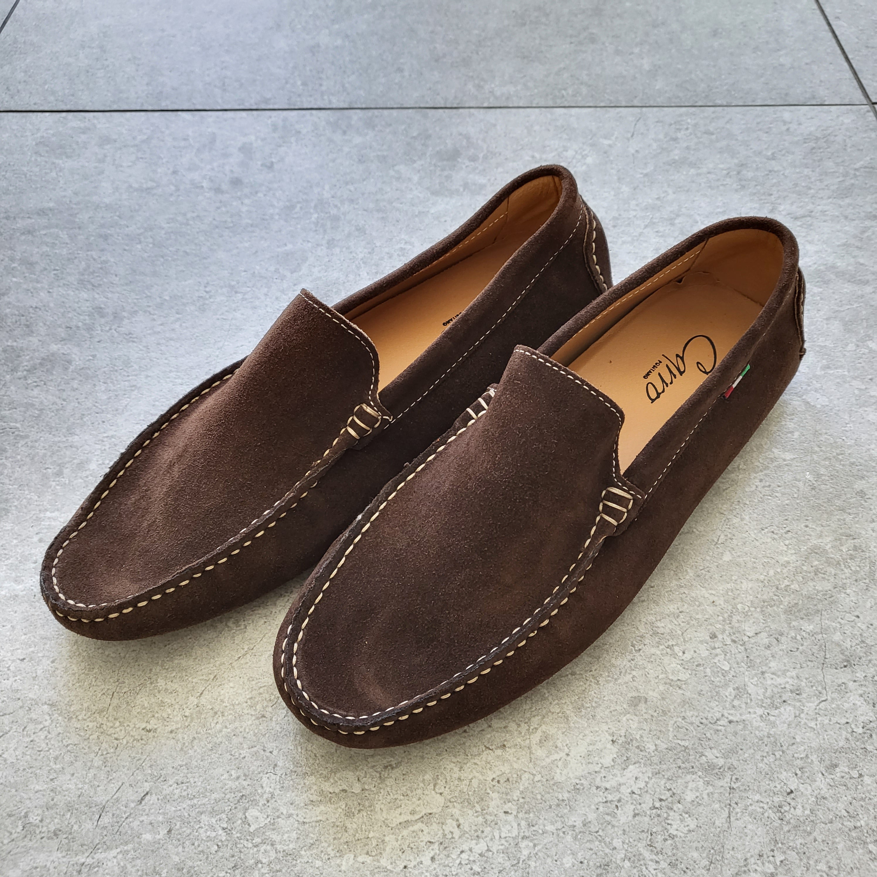 Italian store suede shoes