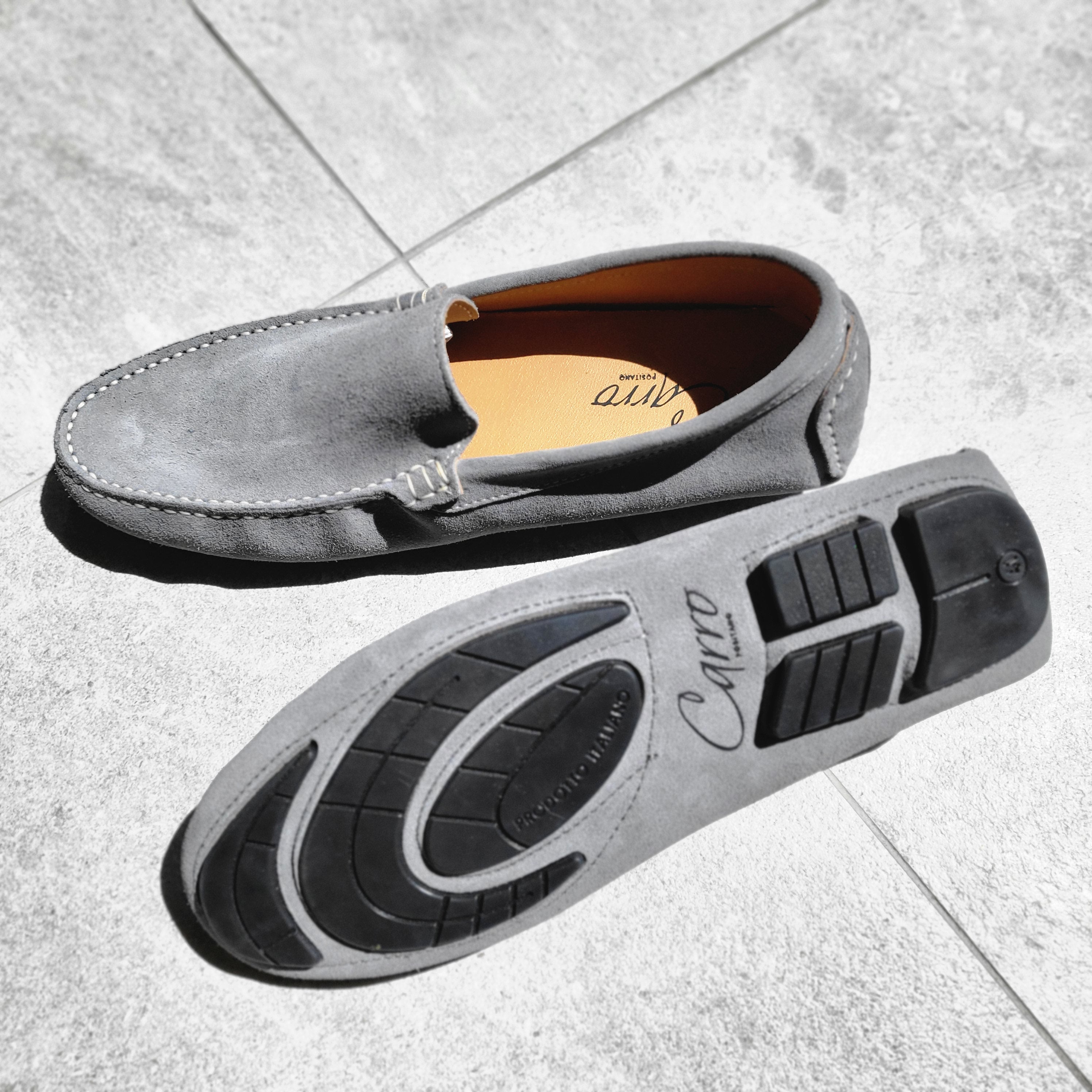 Carro Positano 200 Mens Premium Italian handmade suede loafers, Italian loader, made in Italy, Italian leather, handmade loafer