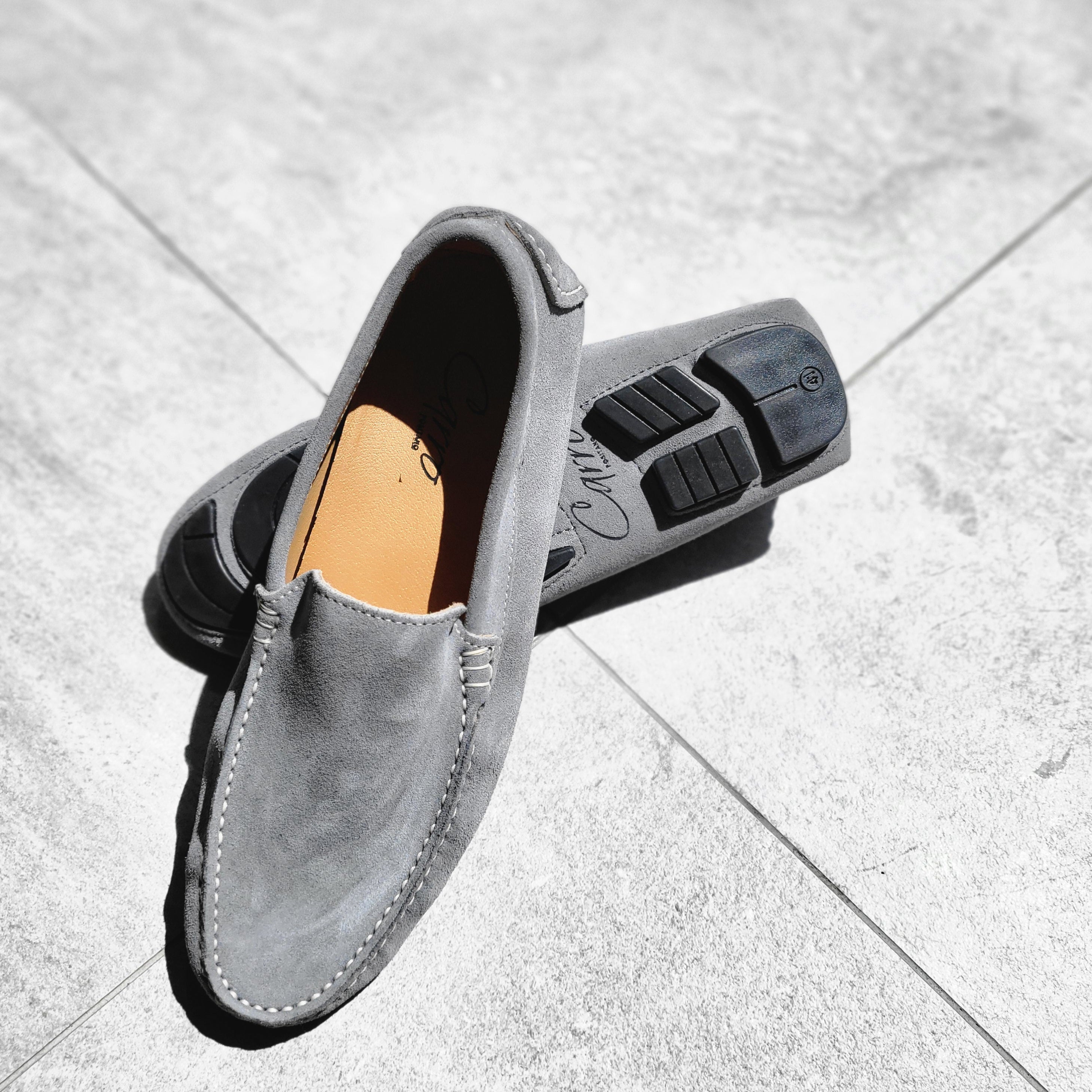Carro Positano 200 Mens Premium Italian handmade suede loafers