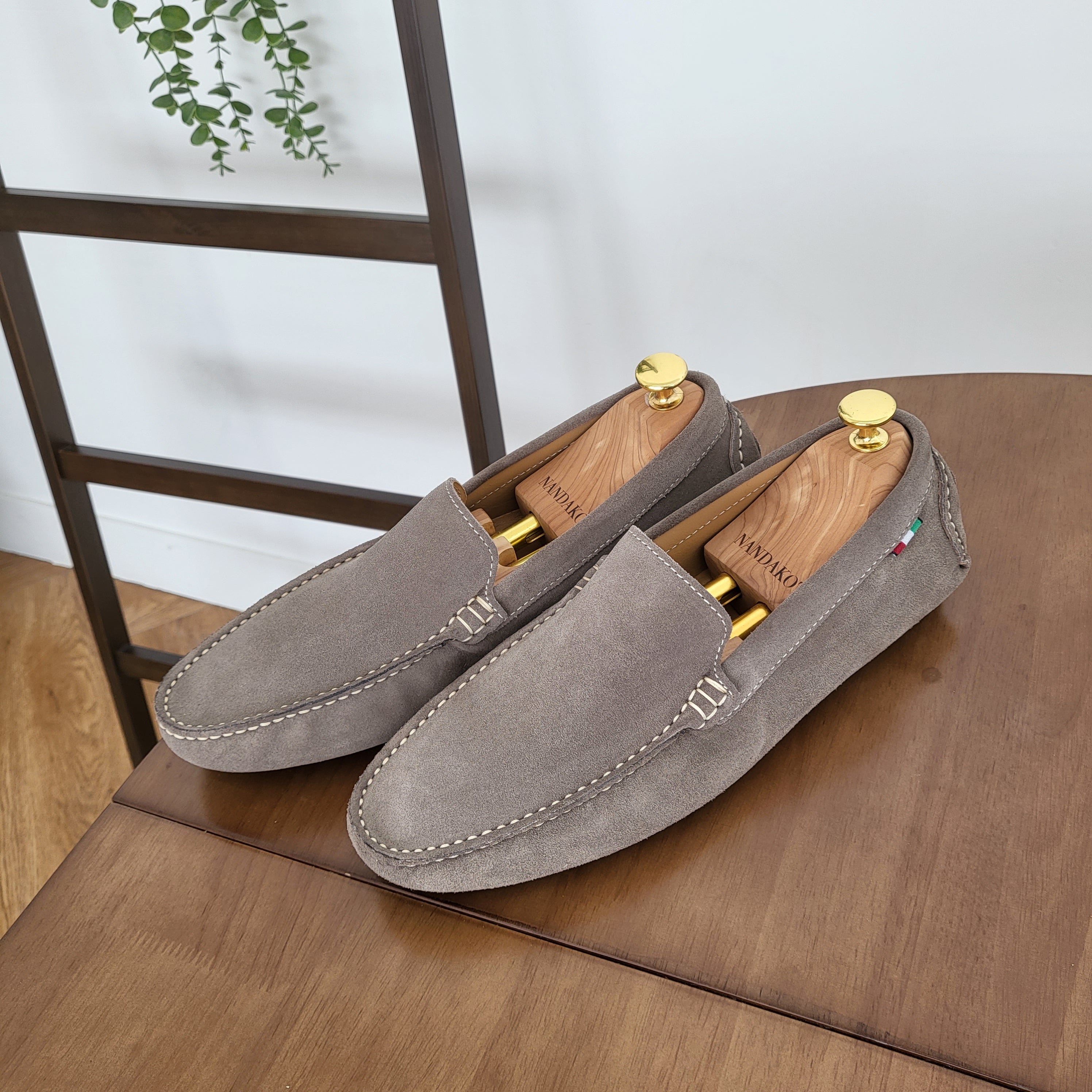 Carro Positano 200 Mens italian suede loafers IMINGLOBAL