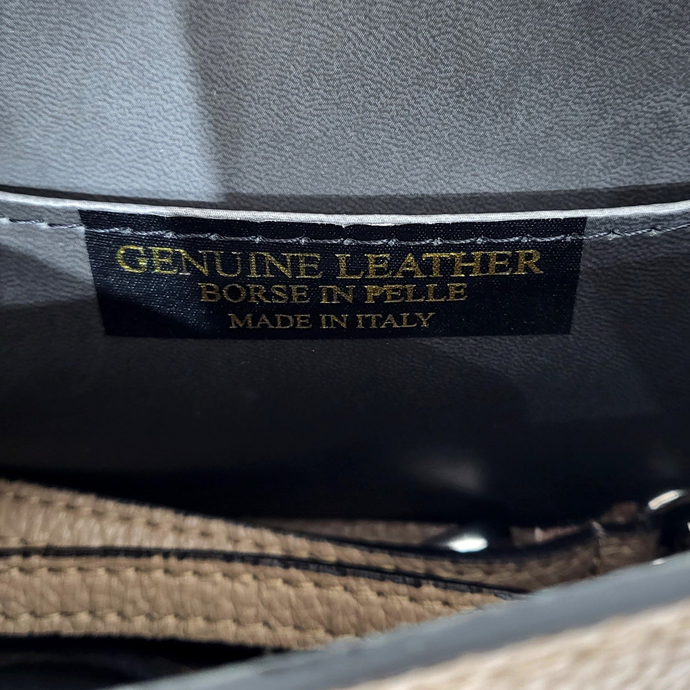Iminglobal Italian leather Camilla top handle crossbody tote 579