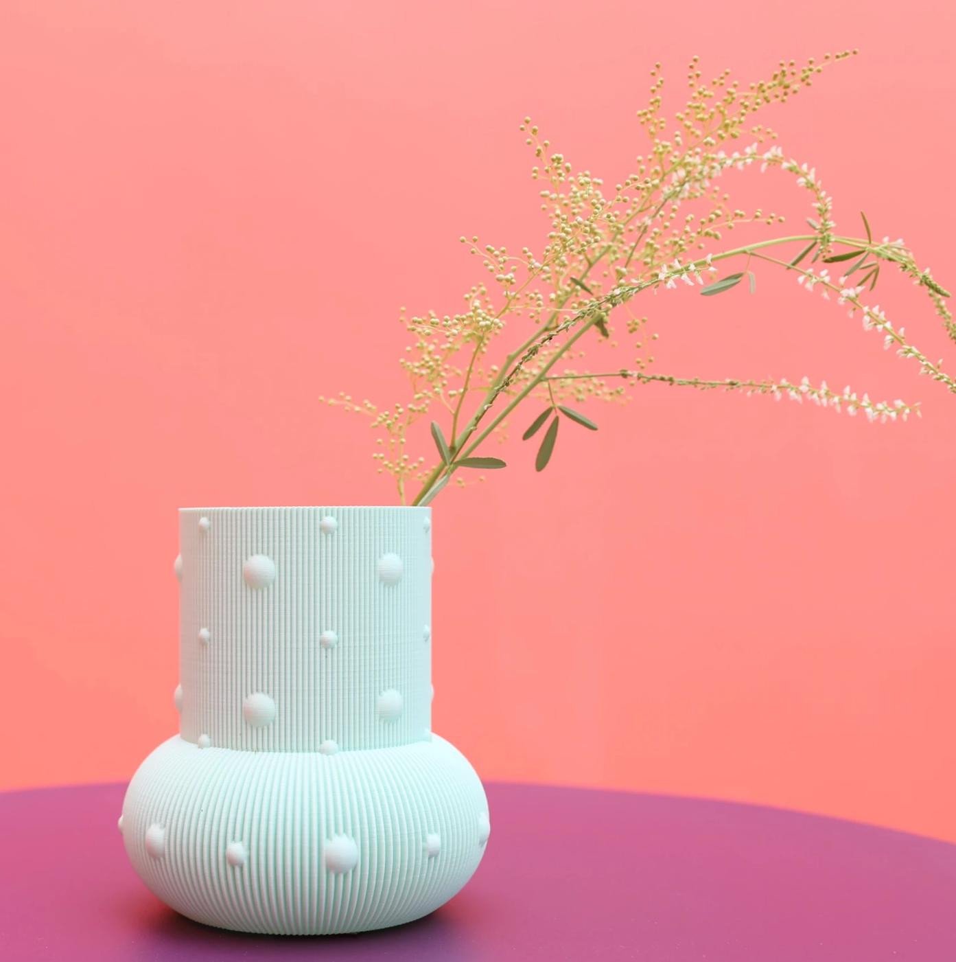 vase, flower vase, flower vases, Unique Flower Vase, UAU, UAU project, Poland 3D, 3D printing,